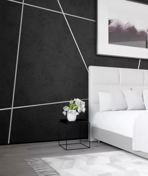 Profil Platbandă Decorativ Inox WallGlam Argintiu Brush