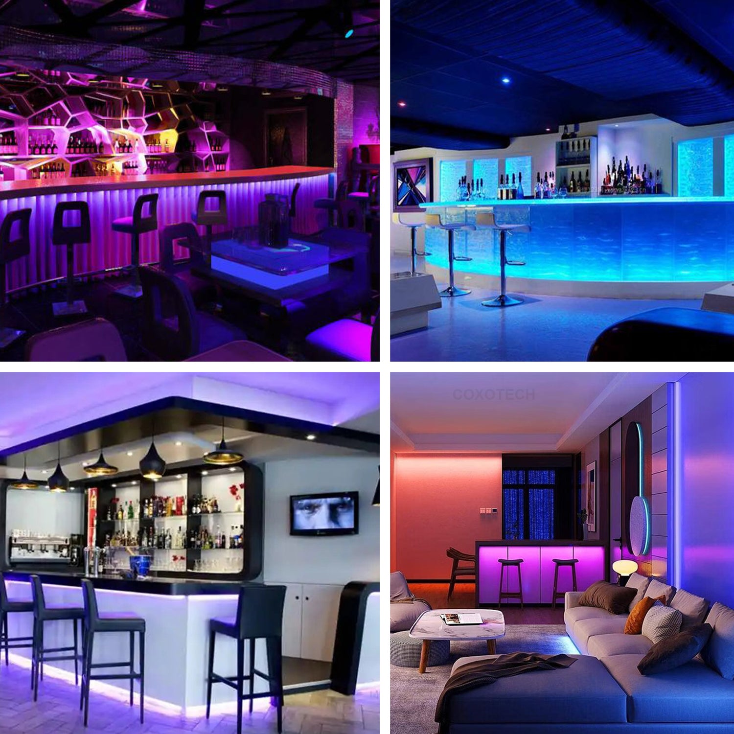 Banda led RGB, 576LED/M, 10mm, DC 24W, IP20 , 5m