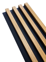 Riflaj De Perete WpcLIne SD04 Lemn Si Fundal Negru