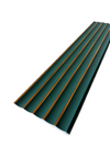 Panou decorativ PolyPro JP01, verde cu accente aurii, suprafață lucioasă, ideal pentru decorarea pereților interiori.