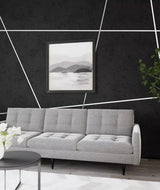 Profil Platbandă Decorativ Inox WallGlam Argintiu Brush